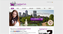Desktop Screenshot of canineclubacademy.com